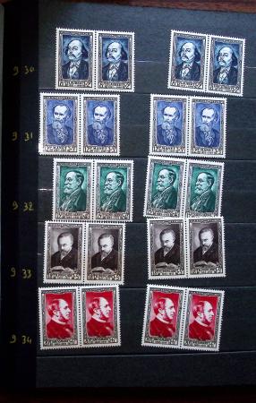 1910-1960 env. Grande quantité de timbres neufs rangés