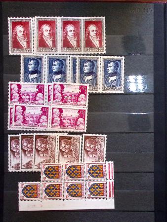 1910-1960 env. Grande quantité de timbres neufs rangés