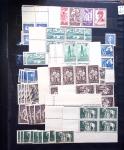 1910-1960 env. Grande quantité de timbres neufs rangés