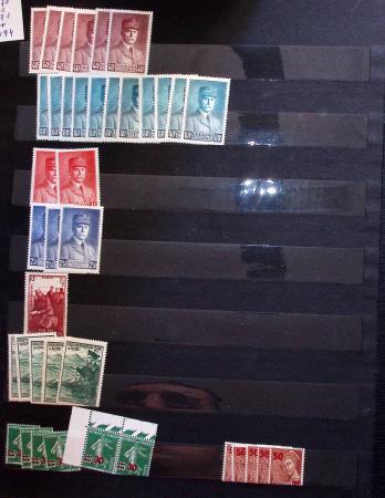 1910-1960 env. Grande quantité de timbres neufs rangés