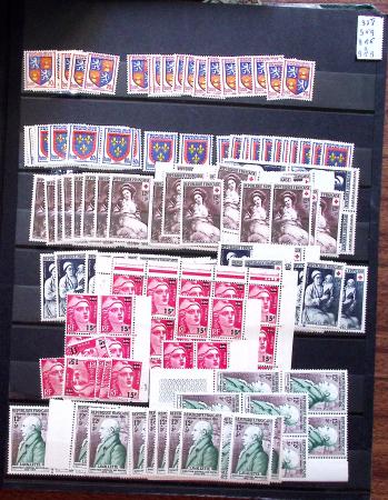 1910-1960 env. Grande quantité de timbres neufs rangés