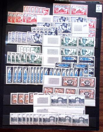 1910-1960 env. Grande quantité de timbres neufs rangés