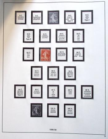 1900-90, Ensemble de timbres neufs couvrant cette période