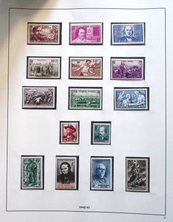1900-90, Ensemble de timbres neufs couvrant cette période