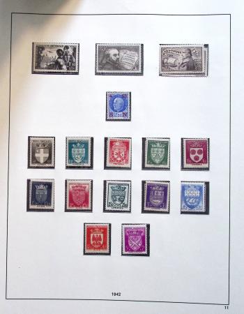 1900-90, Ensemble de timbres neufs couvrant cette période