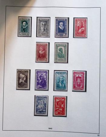 1900-90, Ensemble de timbres neufs couvrant cette période