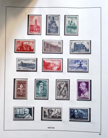 1900-90, Ensemble de timbres neufs couvrant cette période
