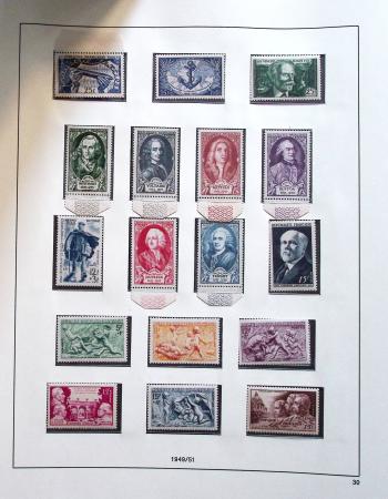 1900-90, Ensemble de timbres neufs couvrant cette période
