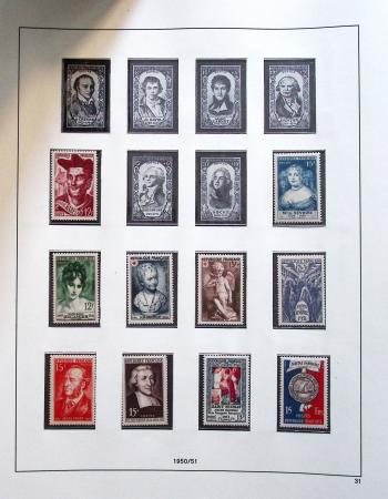 1900-90, Ensemble de timbres neufs couvrant cette période