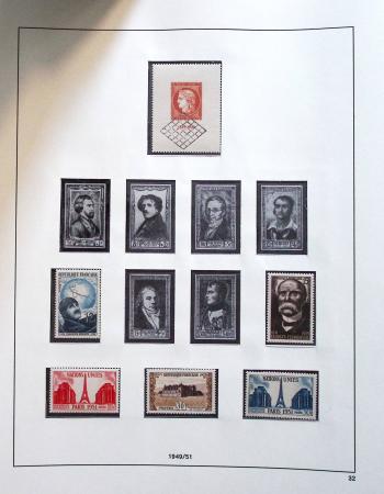 1900-90, Ensemble de timbres neufs couvrant cette période