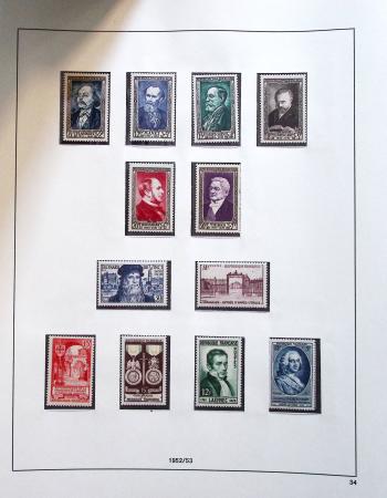 1900-90, Ensemble de timbres neufs couvrant cette période