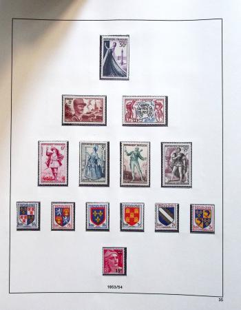 1900-90, Ensemble de timbres neufs couvrant cette période