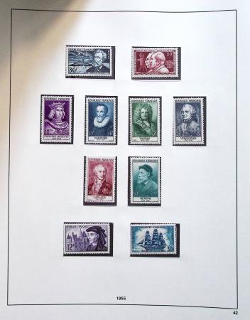 1900-90, Ensemble de timbres neufs couvrant cette période