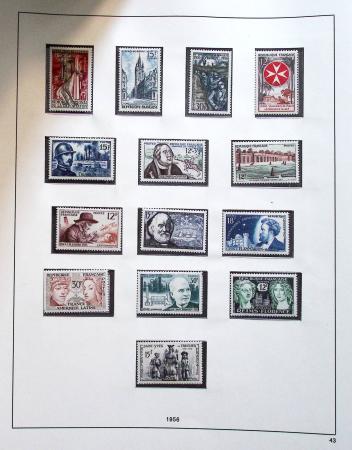 1900-90, Ensemble de timbres neufs couvrant cette période