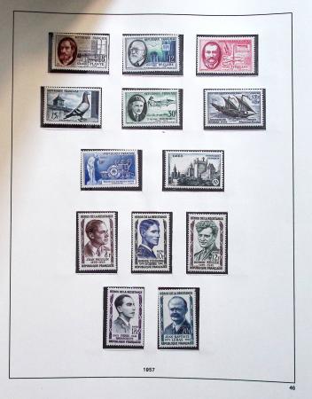 1900-90, Ensemble de timbres neufs couvrant cette période