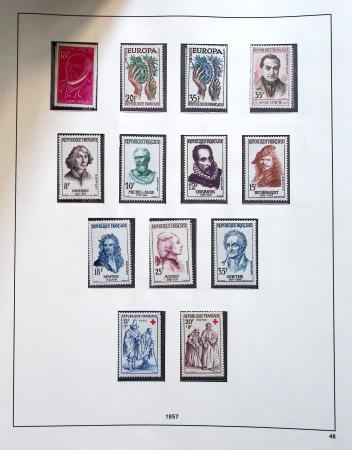 1900-90, Ensemble de timbres neufs couvrant cette période