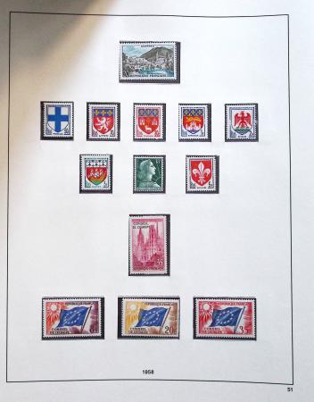 1900-90, Ensemble de timbres neufs couvrant cette période