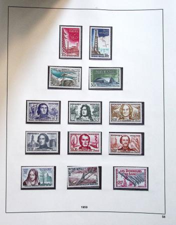 1900-90, Ensemble de timbres neufs couvrant cette période