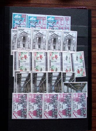 1900-90, Ensemble de timbres neufs couvrant cette période