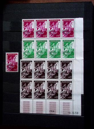 1900-90, Ensemble de timbres neufs couvrant cette période
