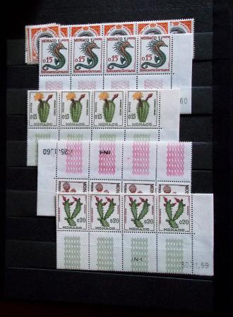 1900-90, Ensemble de timbres neufs couvrant cette période