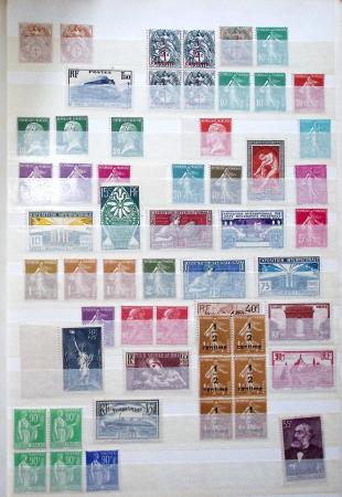 1900-90, Ensemble de timbres neufs couvrant cette période