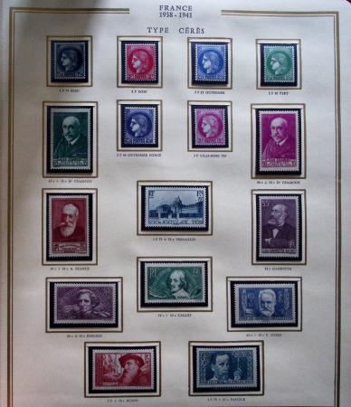 1900-90, Ensemble de timbres neufs couvrant cette période