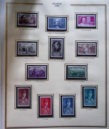 1900-90, Ensemble de timbres neufs couvrant cette période