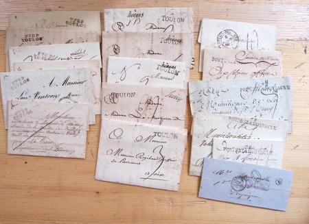 1607-1899, Collection d'exposition HISTOIRE POSTALE