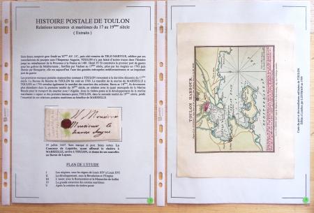 1607-1899, Collection d'exposition HISTOIRE POSTALE