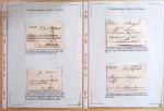 1607-1899, Collection d'exposition HISTOIRE POSTALE