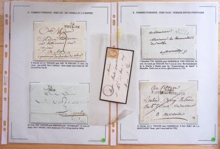 1607-1899, Collection d'exposition HISTOIRE POSTALE
