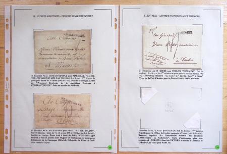 1607-1899, Collection d'exposition HISTOIRE POSTALE