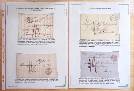 1607-1899, Collection d'exposition HISTOIRE POSTALE