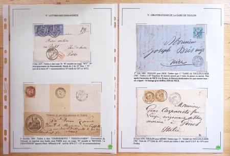 1607-1899, Collection d'exposition HISTOIRE POSTALE