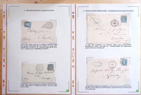 1607-1899, Collection d'exposition HISTOIRE POSTALE