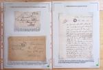 1607-1899, Collection d'exposition HISTOIRE POSTALE