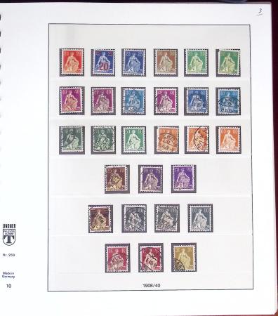 1900-2002, Collection de SUISSE en 13 albums et classeurs,