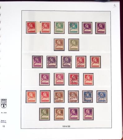1900-2002, Collection de SUISSE en 13 albums et classeurs,
