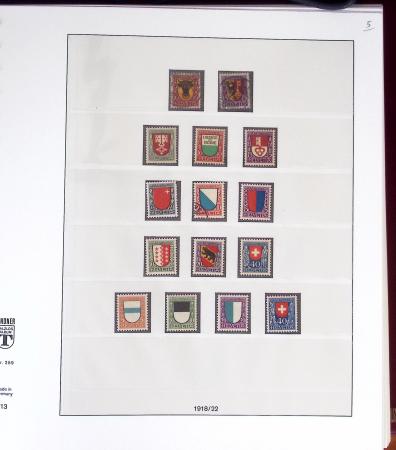 1900-2002, Collection de SUISSE en 13 albums et classeurs,