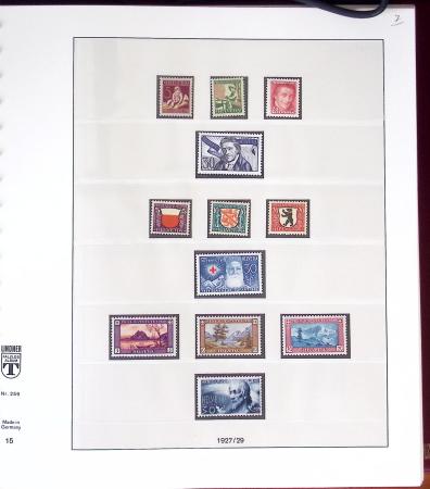 1900-2002, Collection de SUISSE en 13 albums et classeurs,