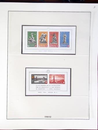 1900-2002, Collection de SUISSE en 13 albums et classeurs,