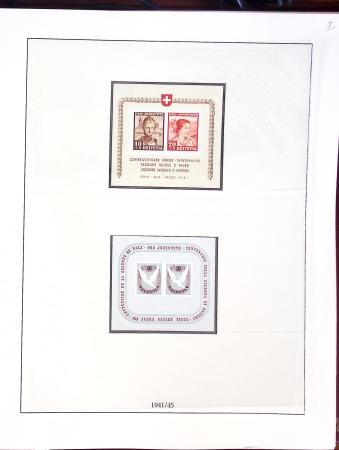 1900-2002, Collection de SUISSE en 13 albums et classeurs,