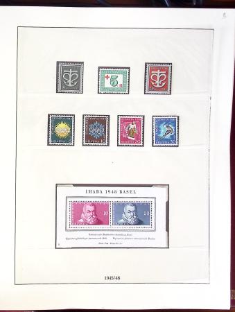 1900-2002, Collection de SUISSE en 13 albums et classeurs,