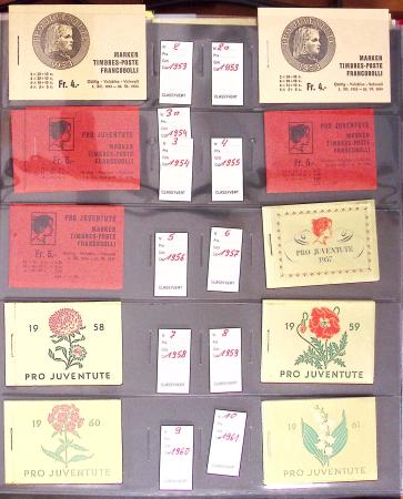 1900-2002, Collection de SUISSE en 13 albums et classeurs,