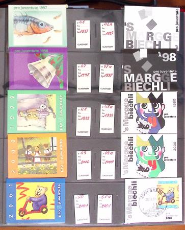 1900-2002, Collection de SUISSE en 13 albums et classeurs,