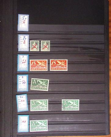 1900-2002, Collection de SUISSE en 13 albums et classeurs,