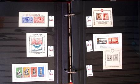 1900-2002, Collection de SUISSE en 13 albums et classeurs,