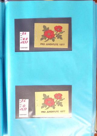 1900-2002, Collection de SUISSE en 13 albums et classeurs,