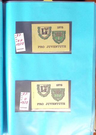 1900-2002, Collection de SUISSE en 13 albums et classeurs,